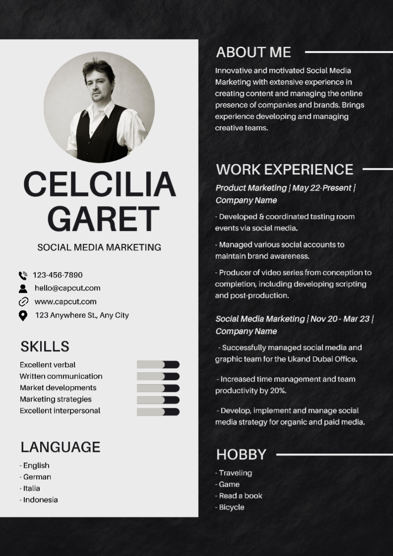 capcut template cover