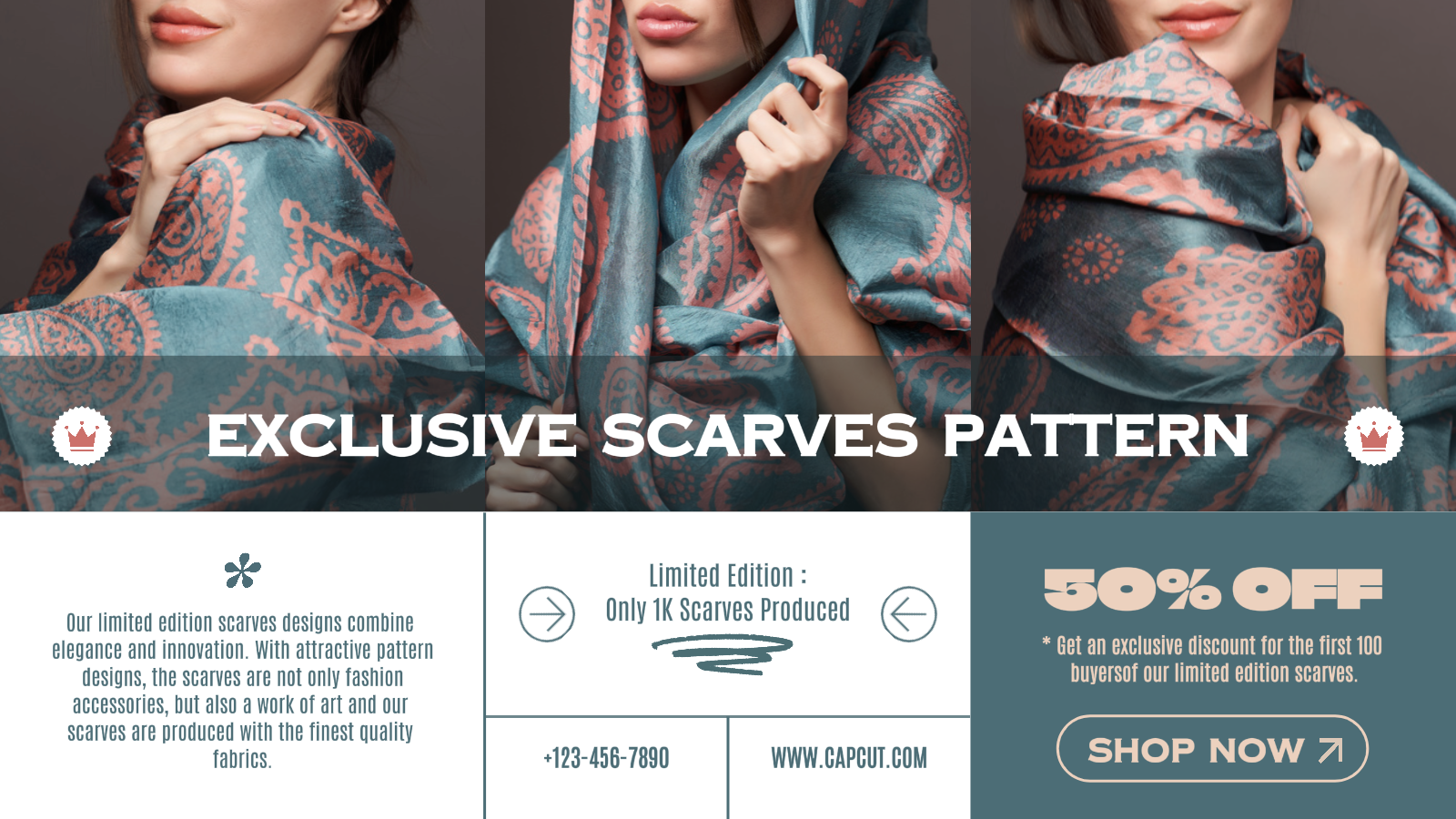 Exclusive Scraves Pattern Promotion