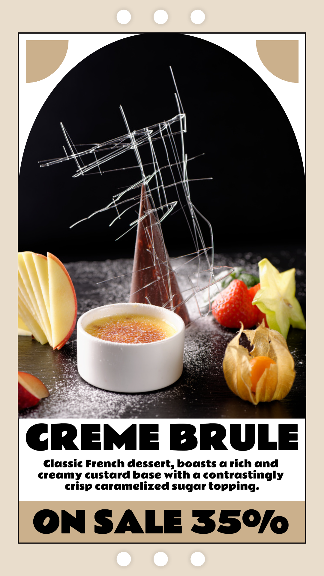 Food Creme Brule A La Venta Historia De Instagram