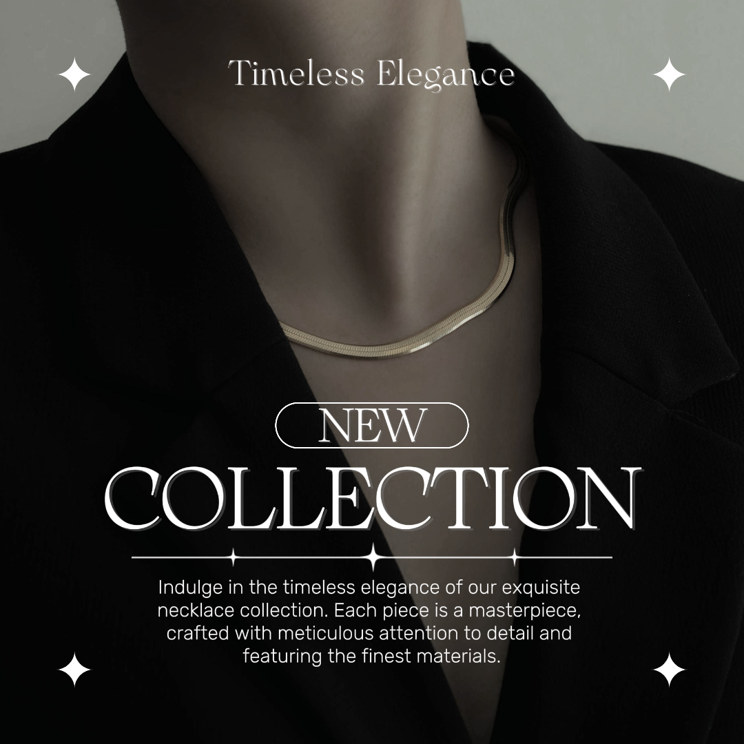 Joyas y accesorios collar publicación de instagram