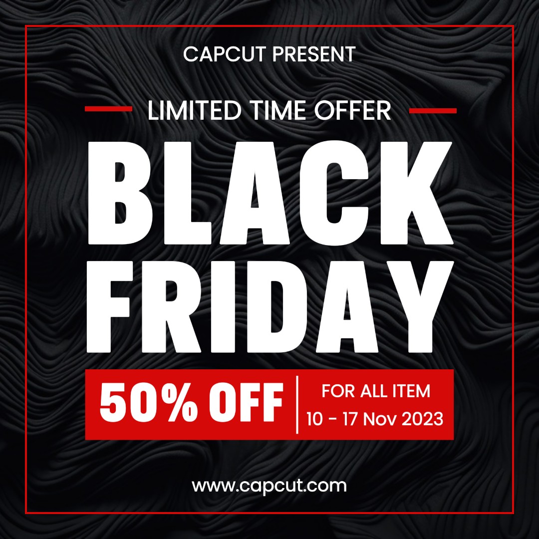 Black Friday Desconto Instagram Post