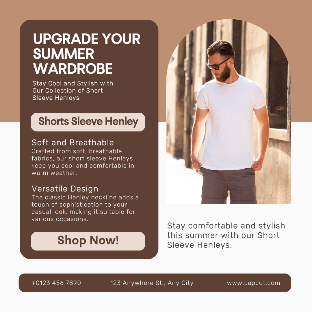 Kleidung und Schuhe Marketing Poster Männer Sommer Mode Produkt Display Instagram Post