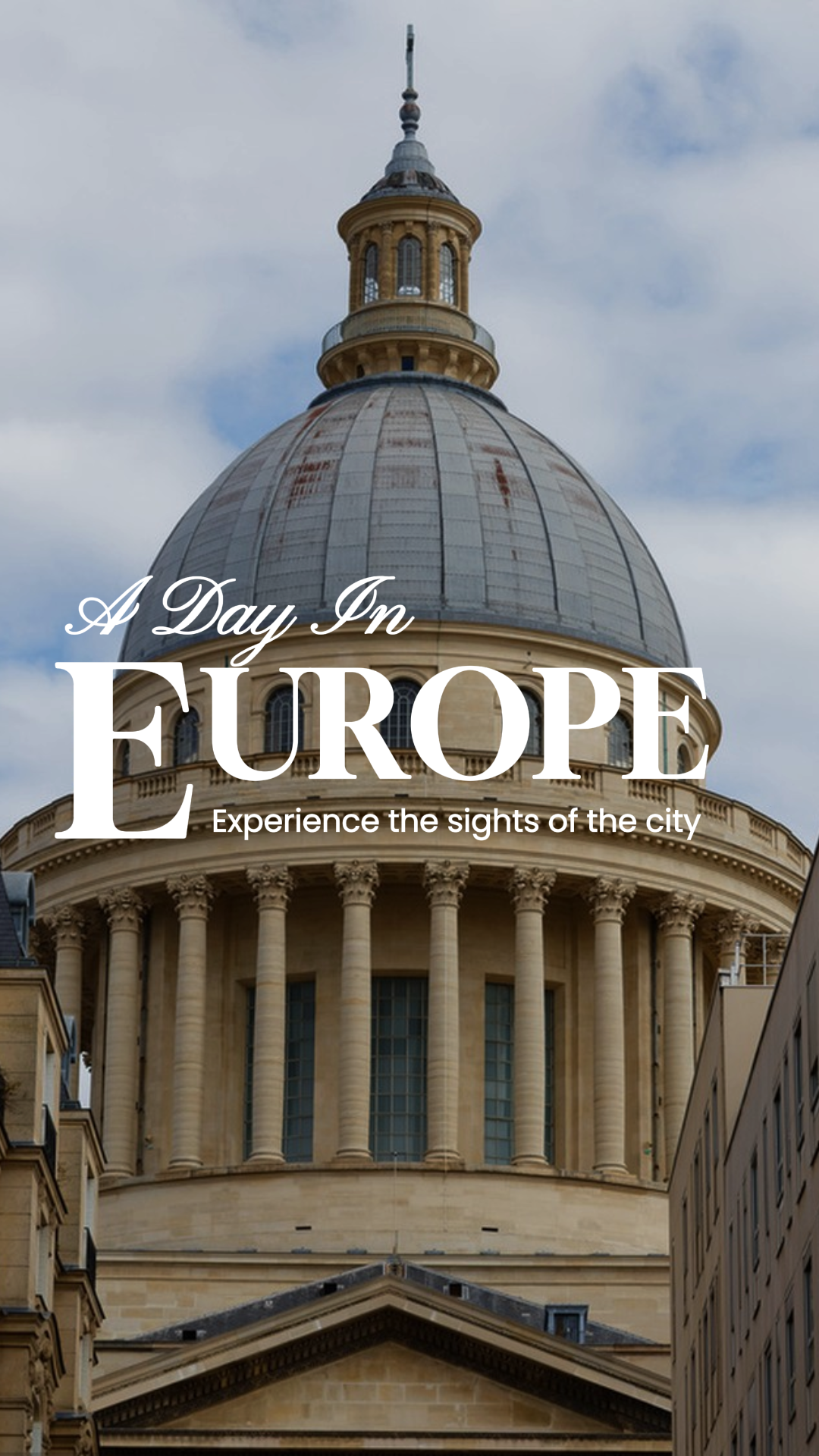 Tiktok Thumbnail Travel Daily Vlog Europe