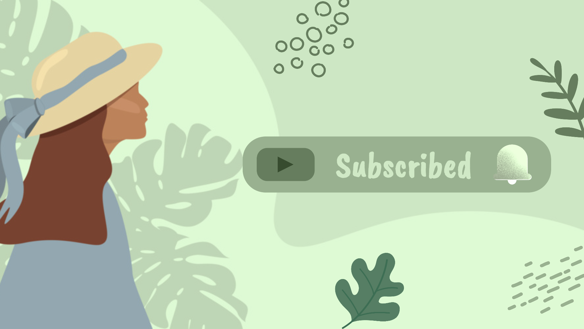 Non-marketing Youtube End Screen Green Avatar