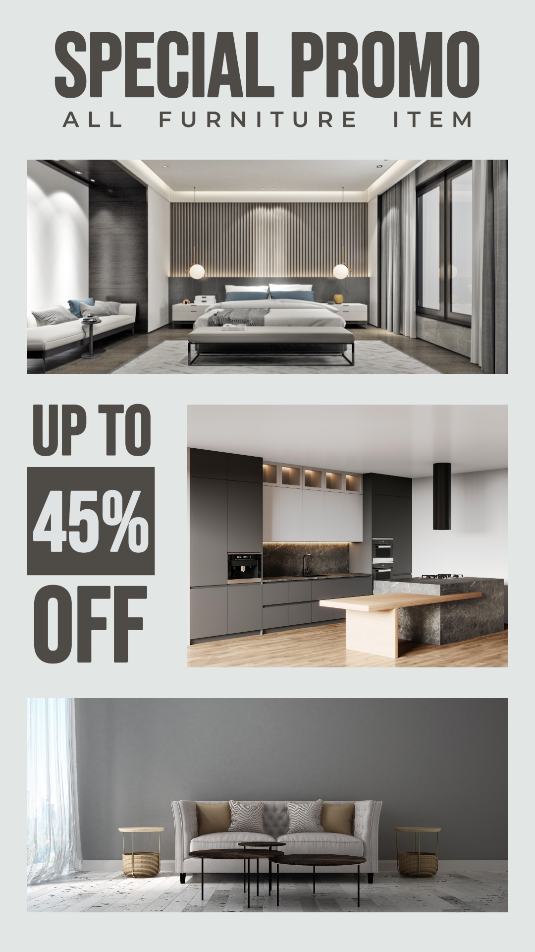 Minimalist College Household Marketing Poster