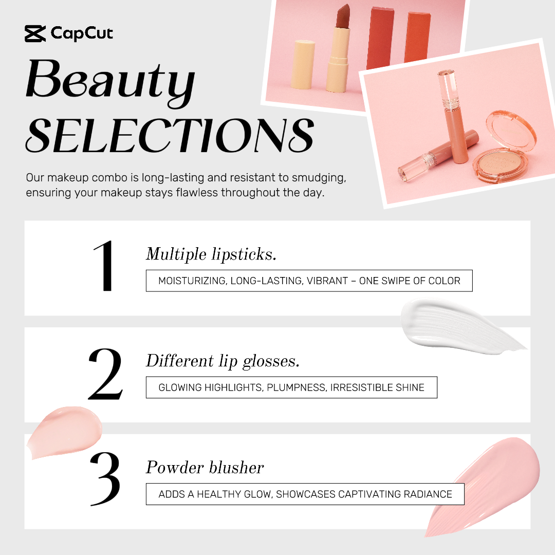 Cosméticos Brillo de labios Punto de venta Minimalista