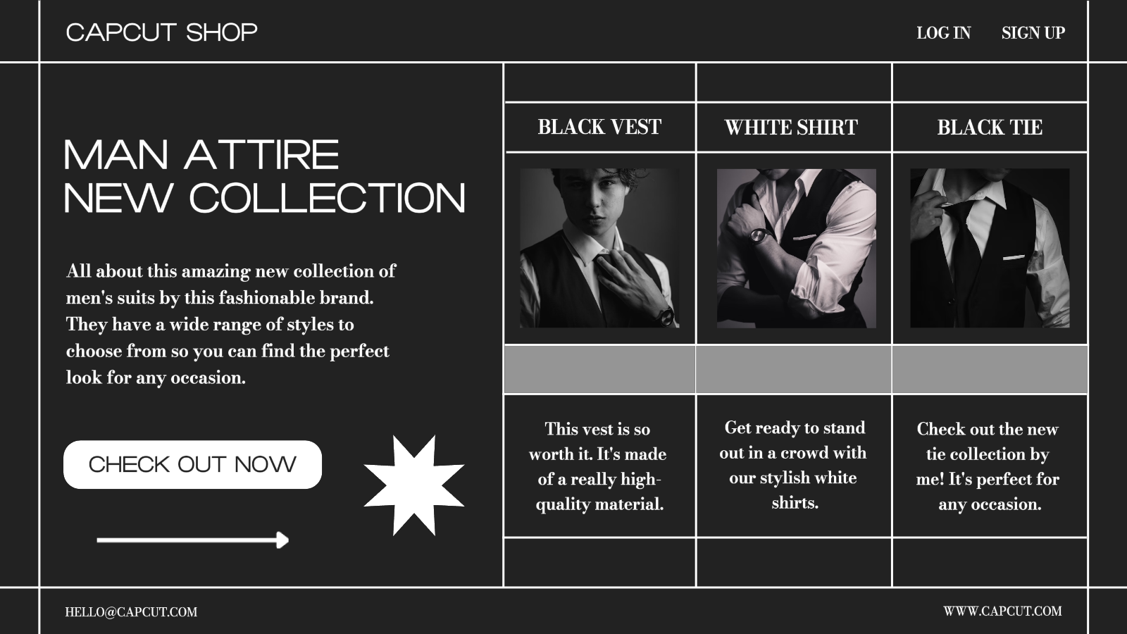 Fashion Man Attire New Collection Twitter Post