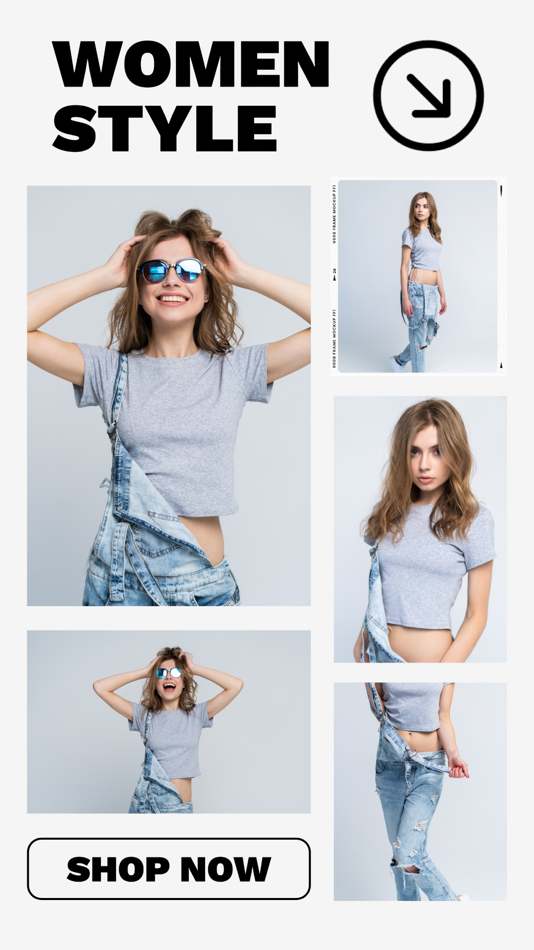 Roupas e Sapatos Estilo Feminino Instagram Story