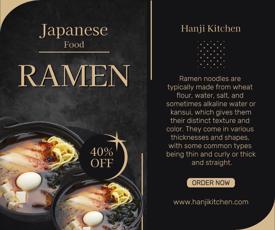 Japanisches Essen Ramen Facebook Post