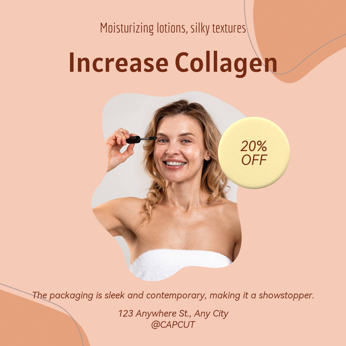 Effektanzeige für Schönheit und Körperpflege