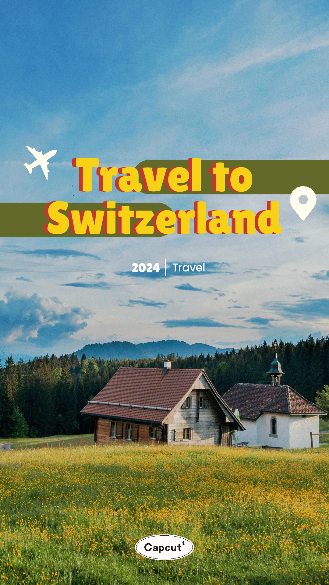 ravel Creative Poster Instagram Story Travel to Switzerland