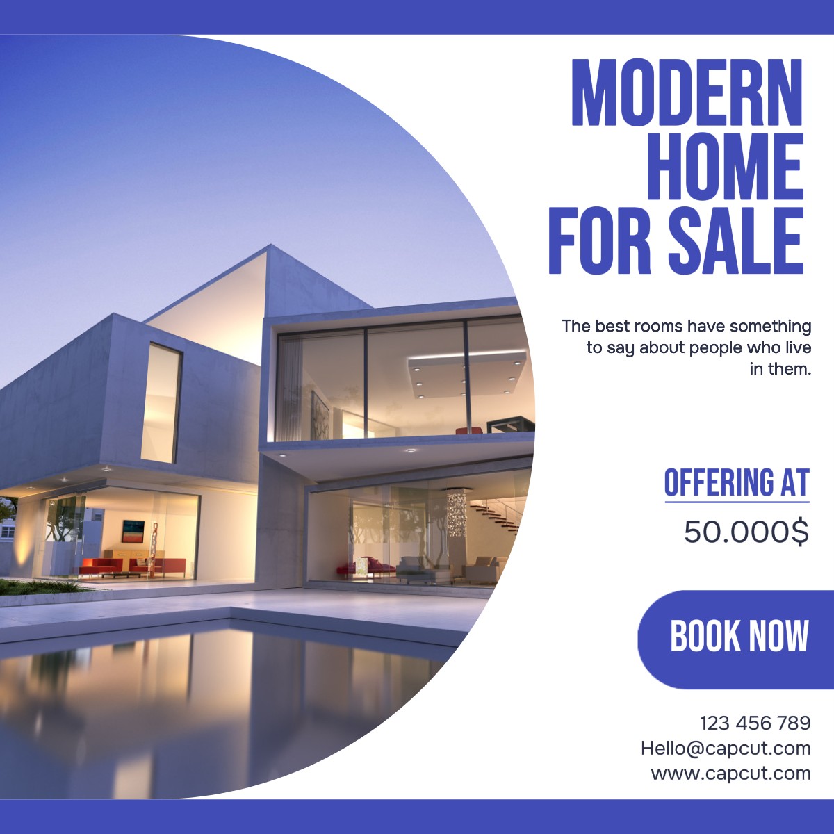 Real estate modern home Sales Promotion