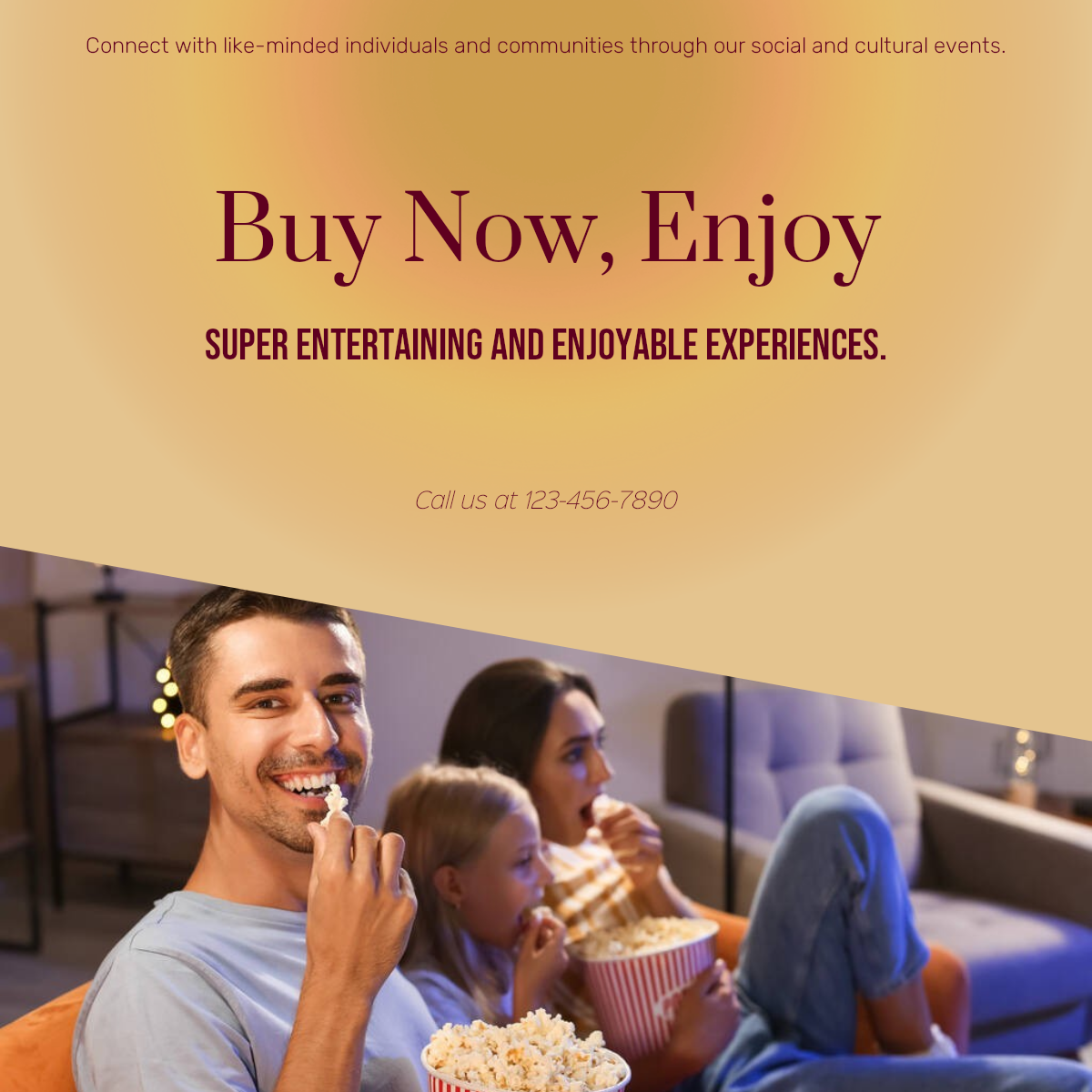 Pantalla de productos de entretenimiento