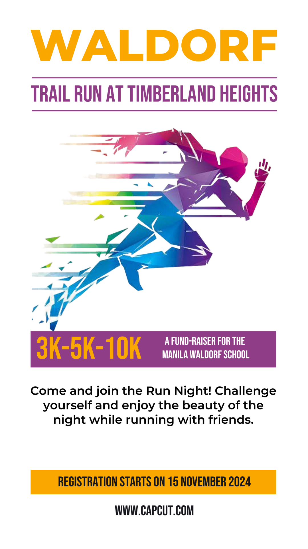 Cartaz criativo de esportes e partidas Atletismo Running instagram História Minimalista