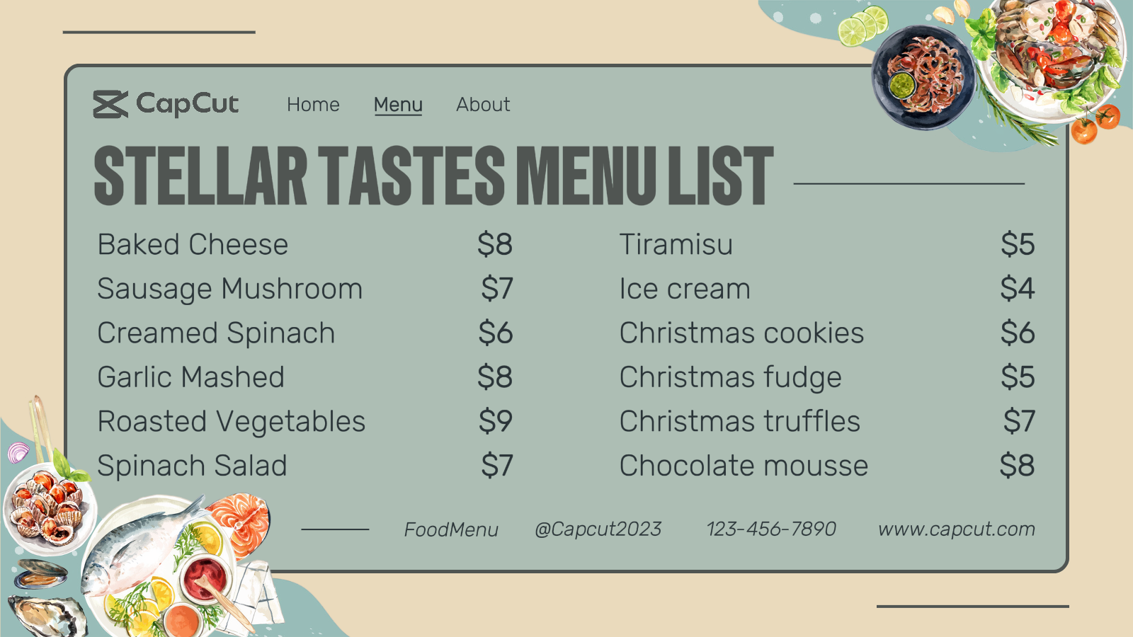 Daftar Menu Produk Makanan Posting Twitter