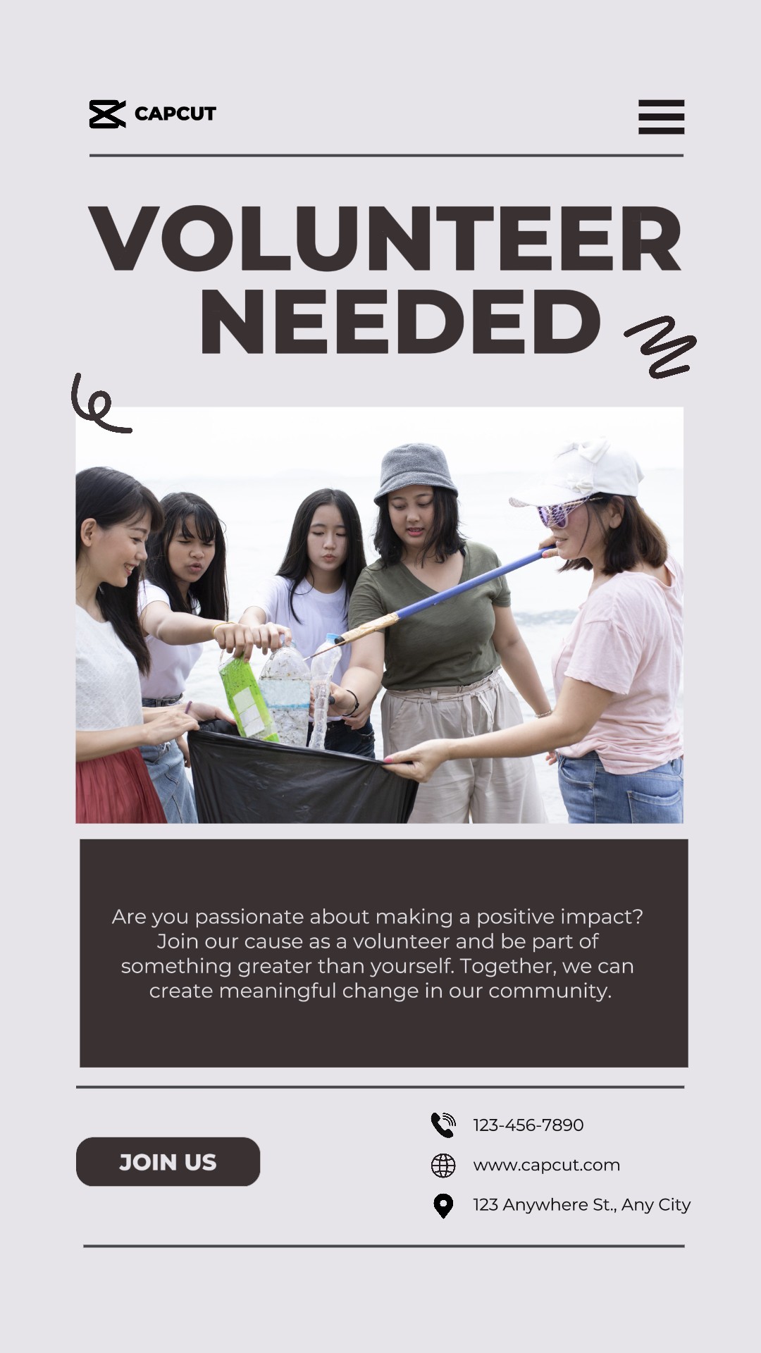 Voluntario Necesitaba Tarjetas Sociales