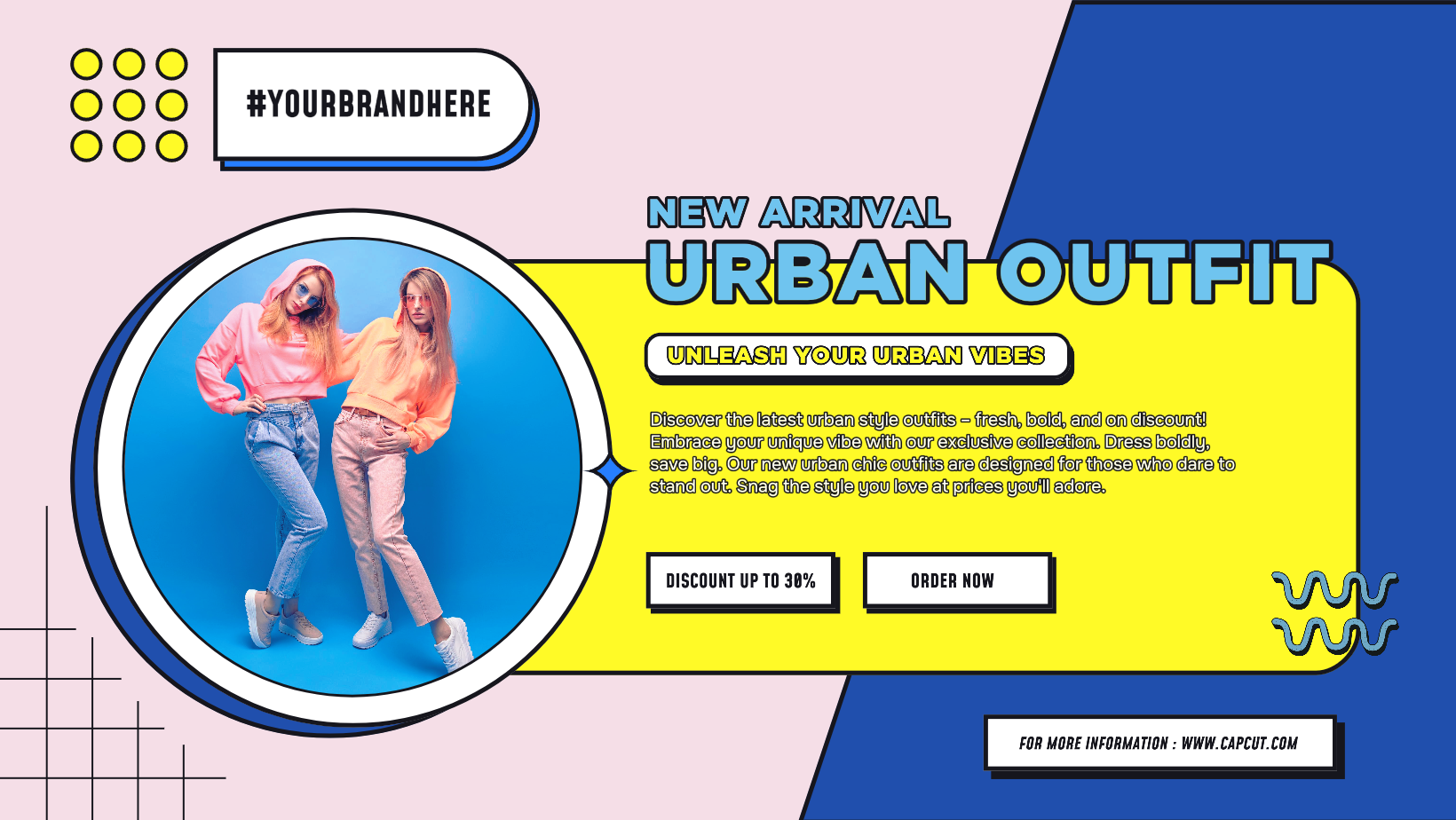 Fashion Brand Outfit New Item Sale Facebook Cover