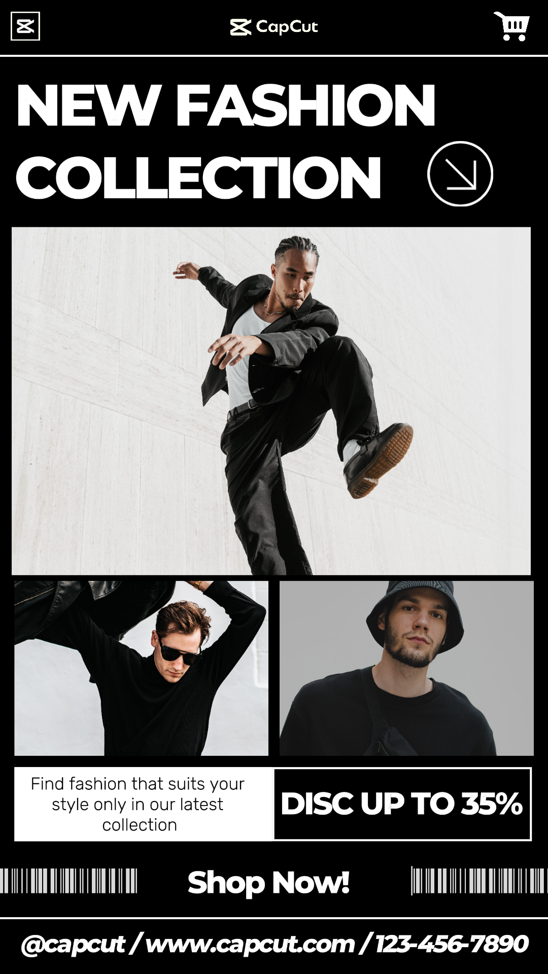 capcut template cover