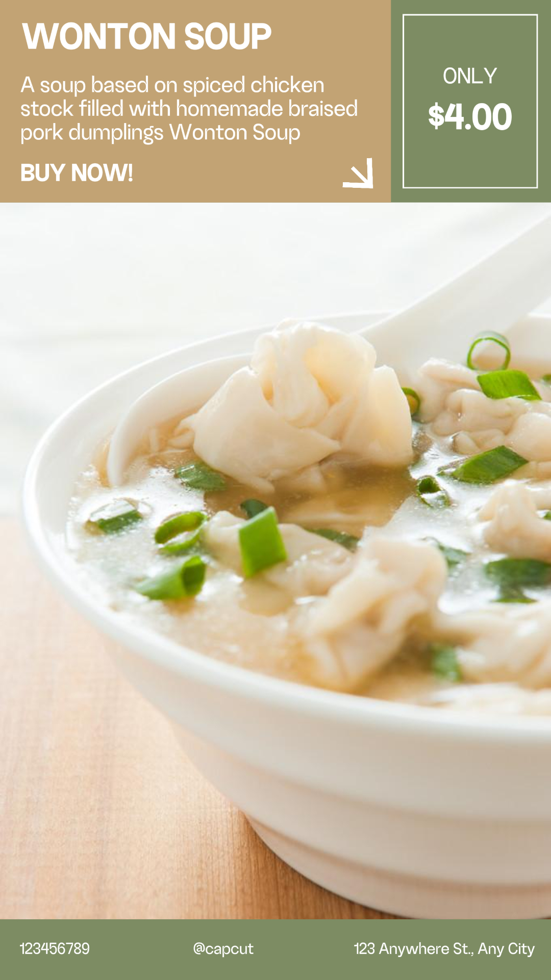 Cerita Instagram Promosi Makanan Cina