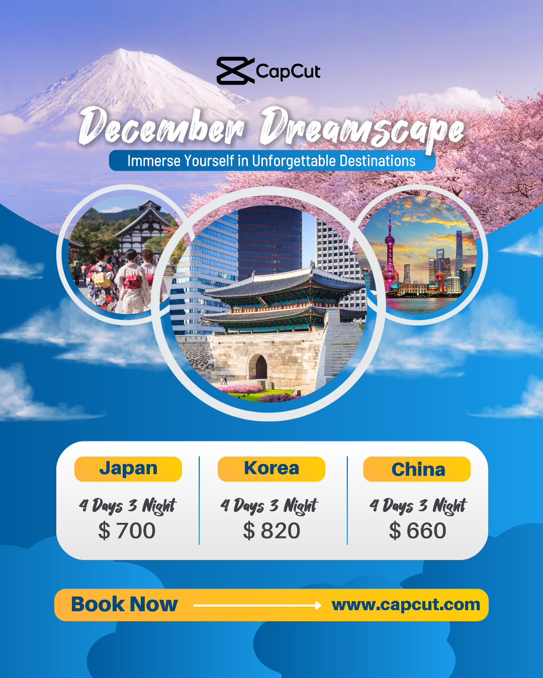 Industria de Viajes y Turismo Vacaciones Instagram Retrato Promoción Comercial