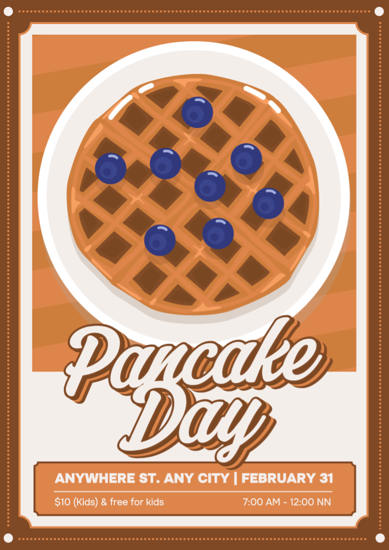 Hari Pancake - Pengumuman Acara