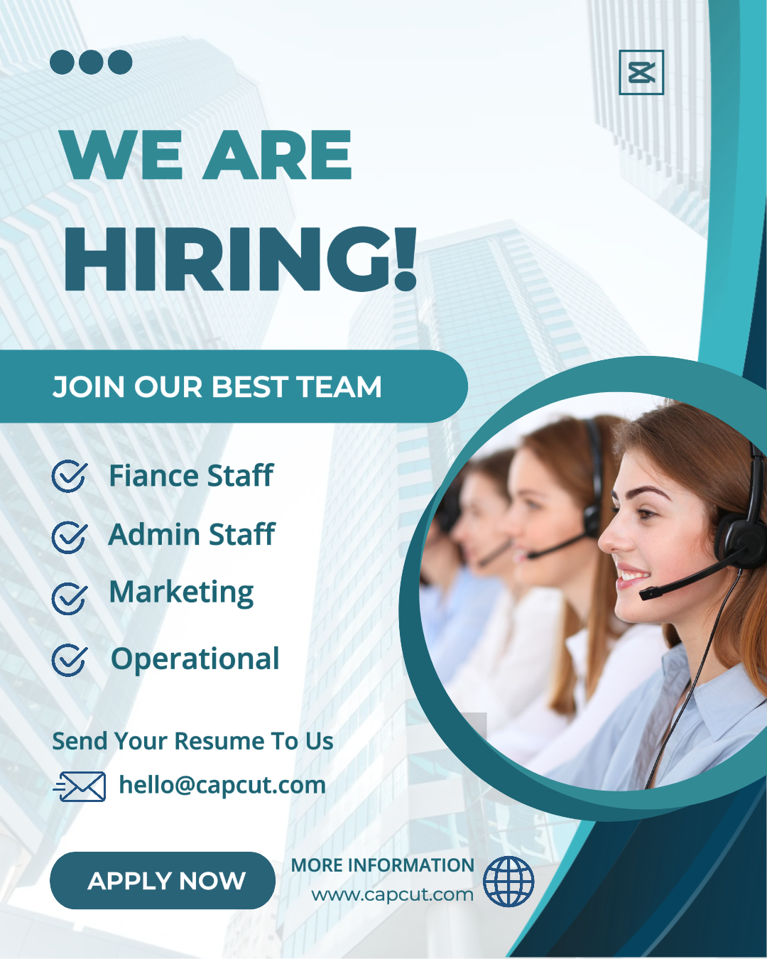 We Are Hiring Post