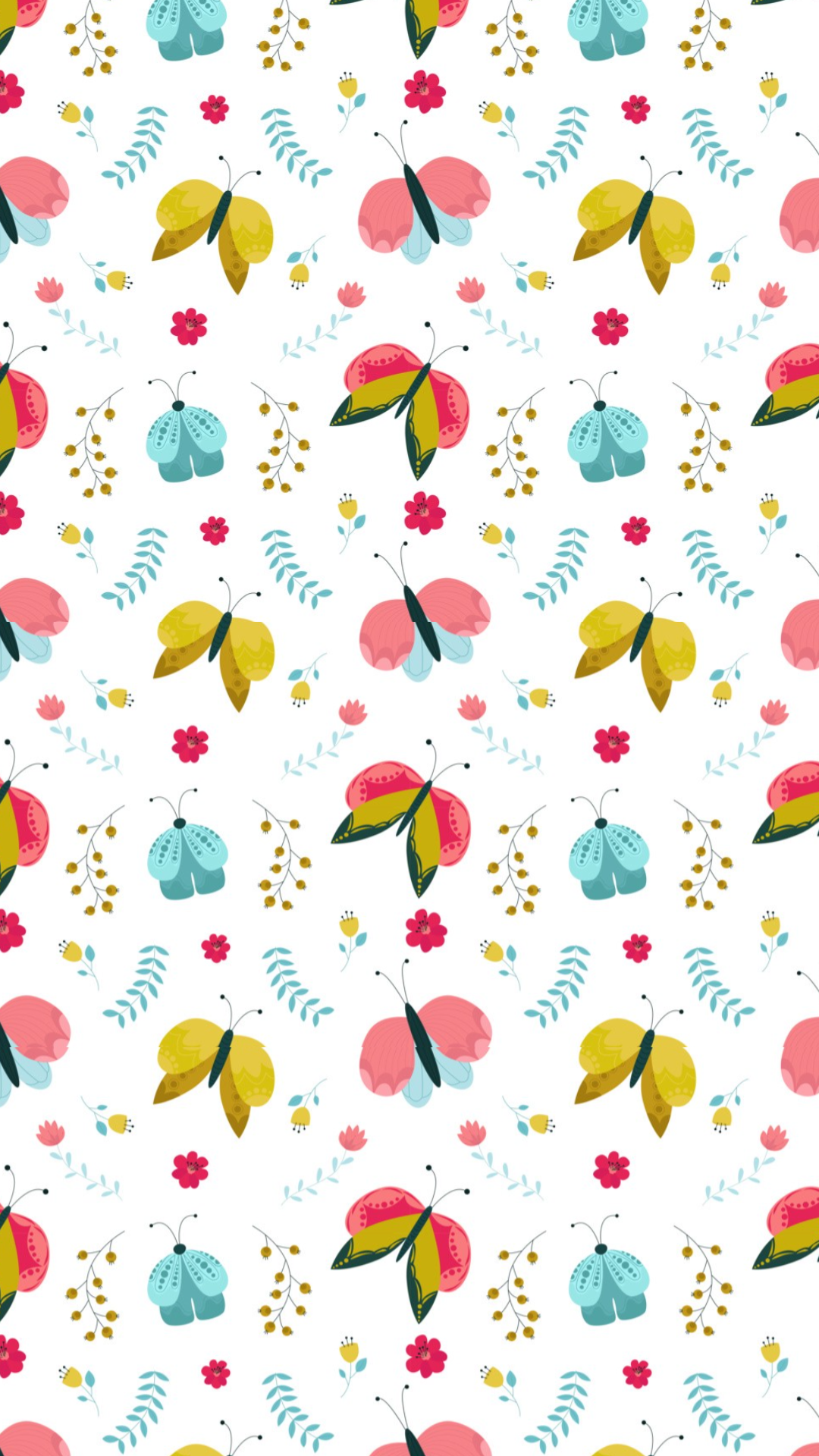 Fondo de pantalla cartel creativo patrón de flores