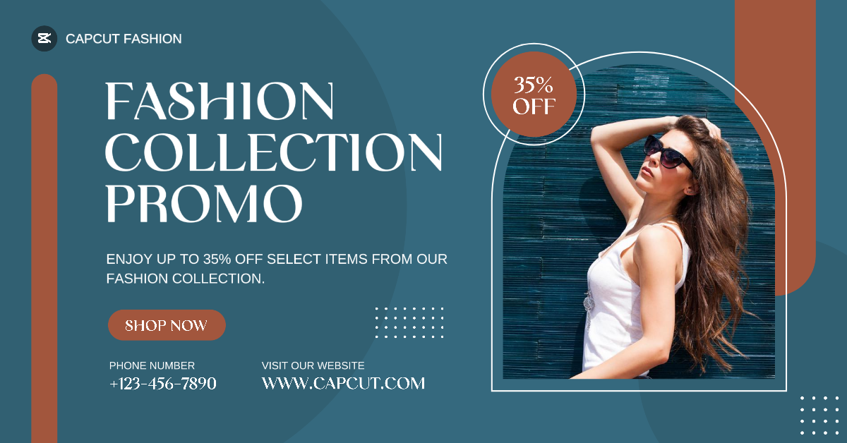 Anuncios de Facebook Cartel de marketing de ropa simple