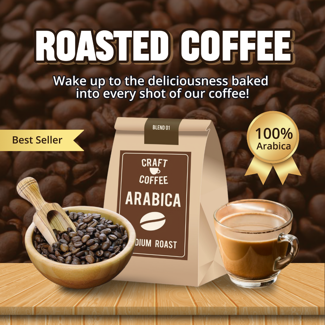 E-commerce Food Roasted Coffee Product Display