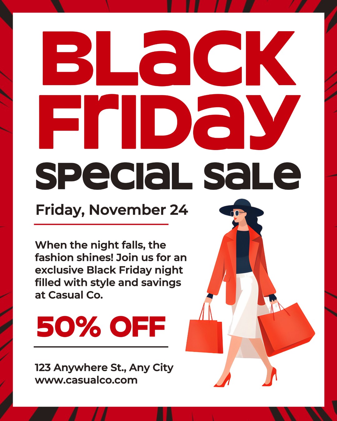 Black Friday Promotion Sale Instagram Post