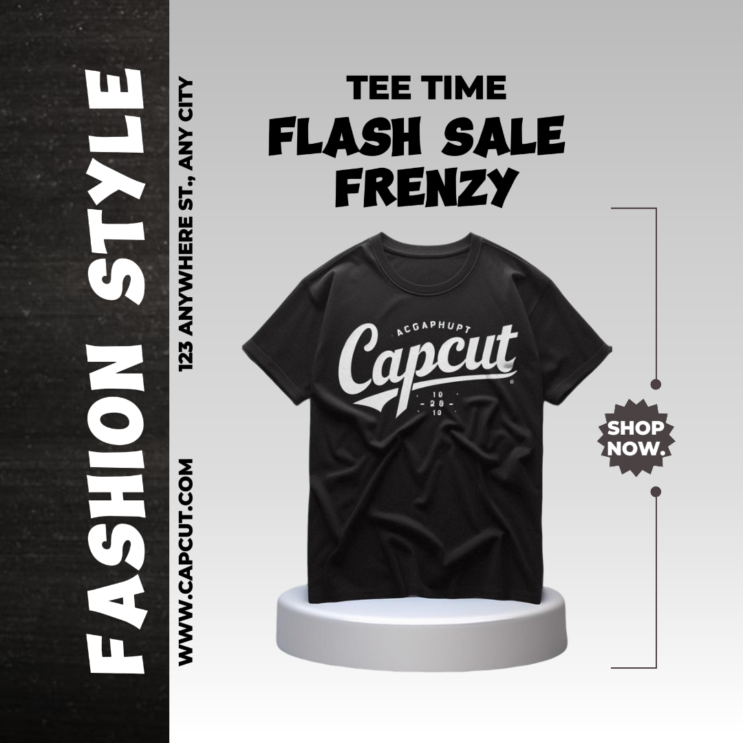 Facebook Ads Marketing Poster Clothing & Shoes Product Display IG Post Two Tone