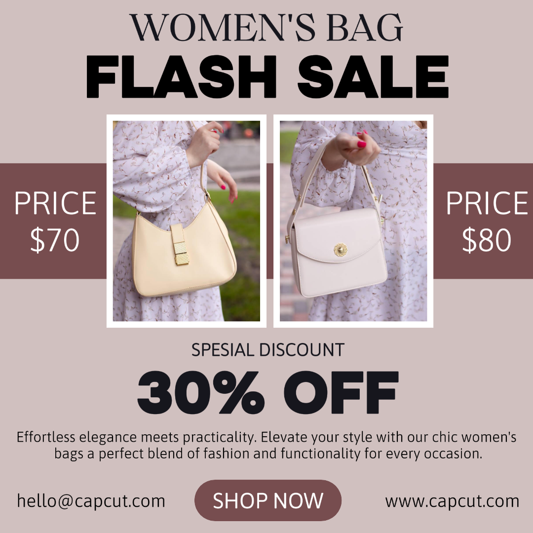 Women's Bag Promotion Instagram Post