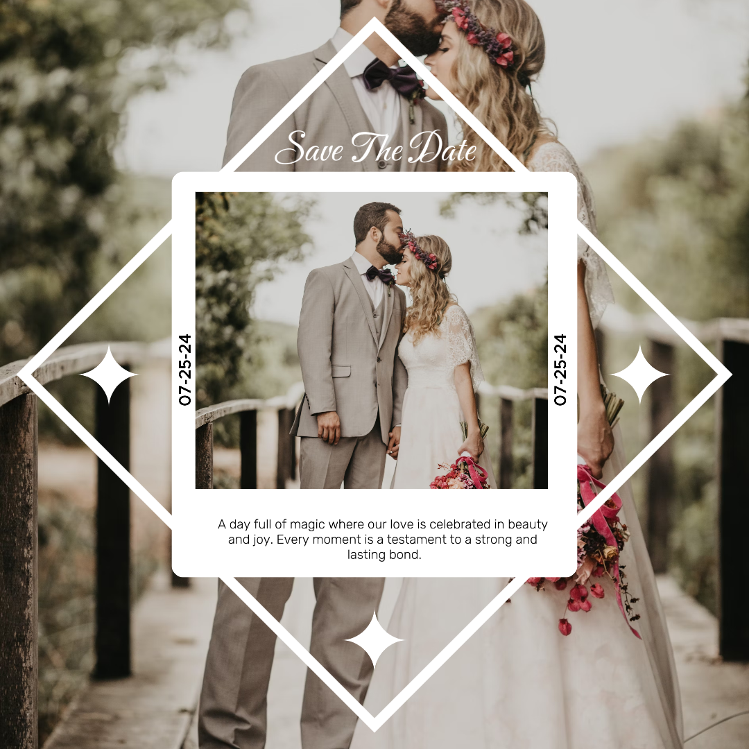 Personal photo album showcase minimalist collage Instagram Post