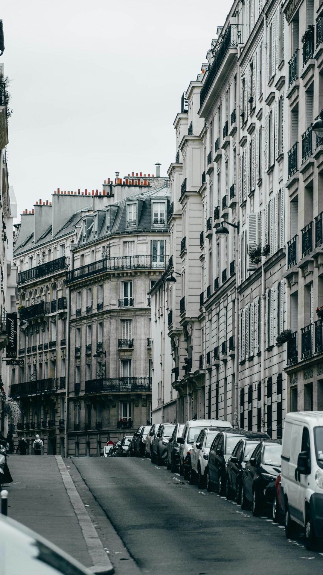 Wallpaper Creative Poster City View Monochrome