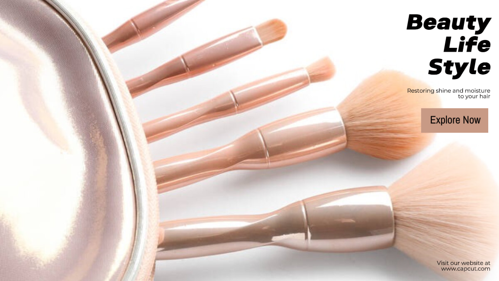 Exhibición de productos de belleza y cuidado personal