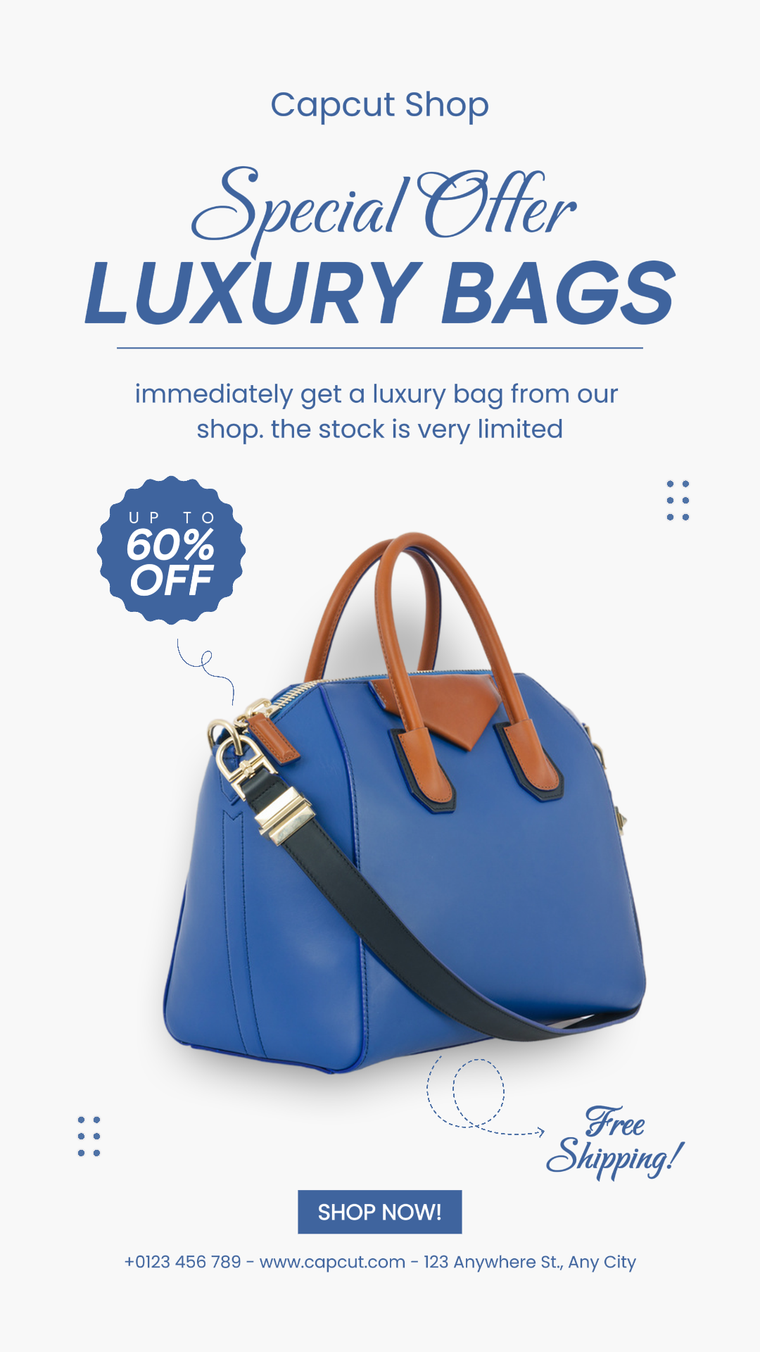 Fashion Bag Sale Instagram Story