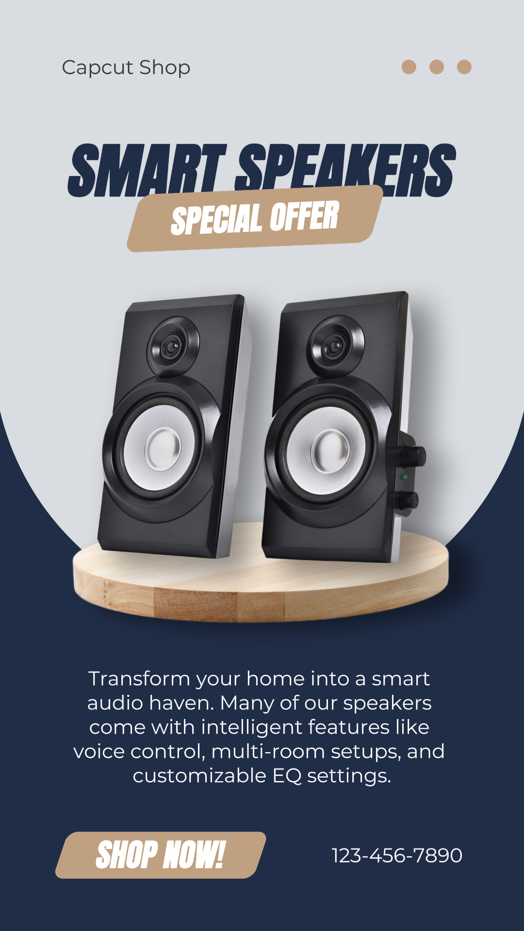 Electronic Speaker Sale Instagram Story