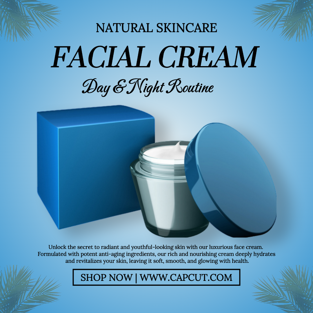 Beauty Care - Facial Cream Instagram Post