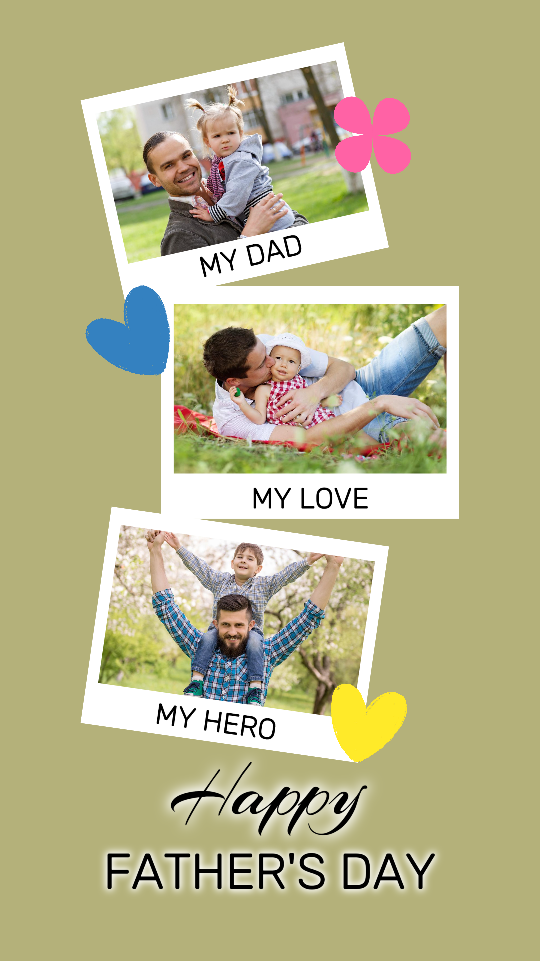 Father's Day Creative Poster TikTok green card