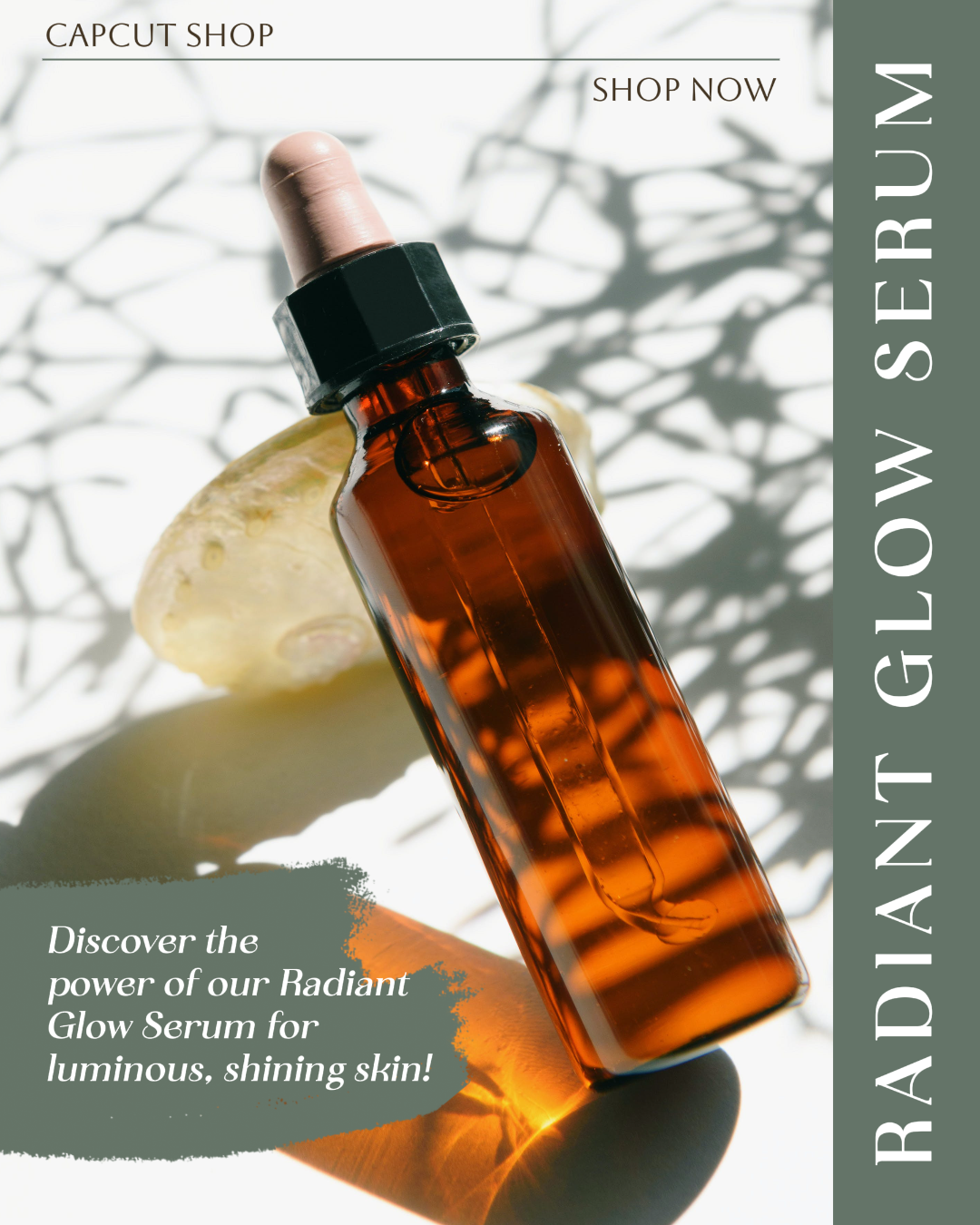 Kecantikan dan Perawatan Pribadi Glow Serum Sale Instagram Portrait