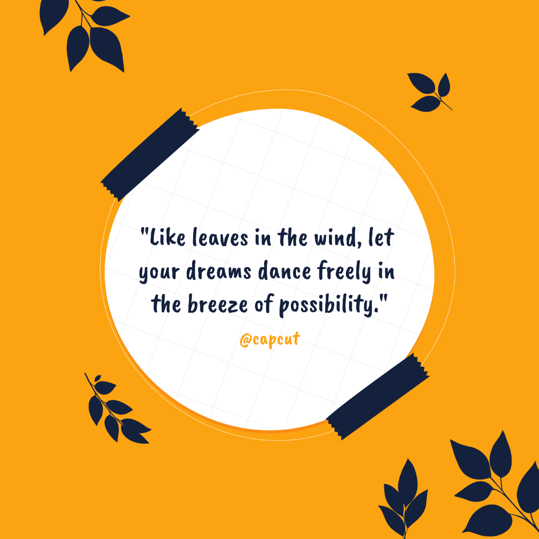 Täglicher Gruß Instagram Post Like Leaves