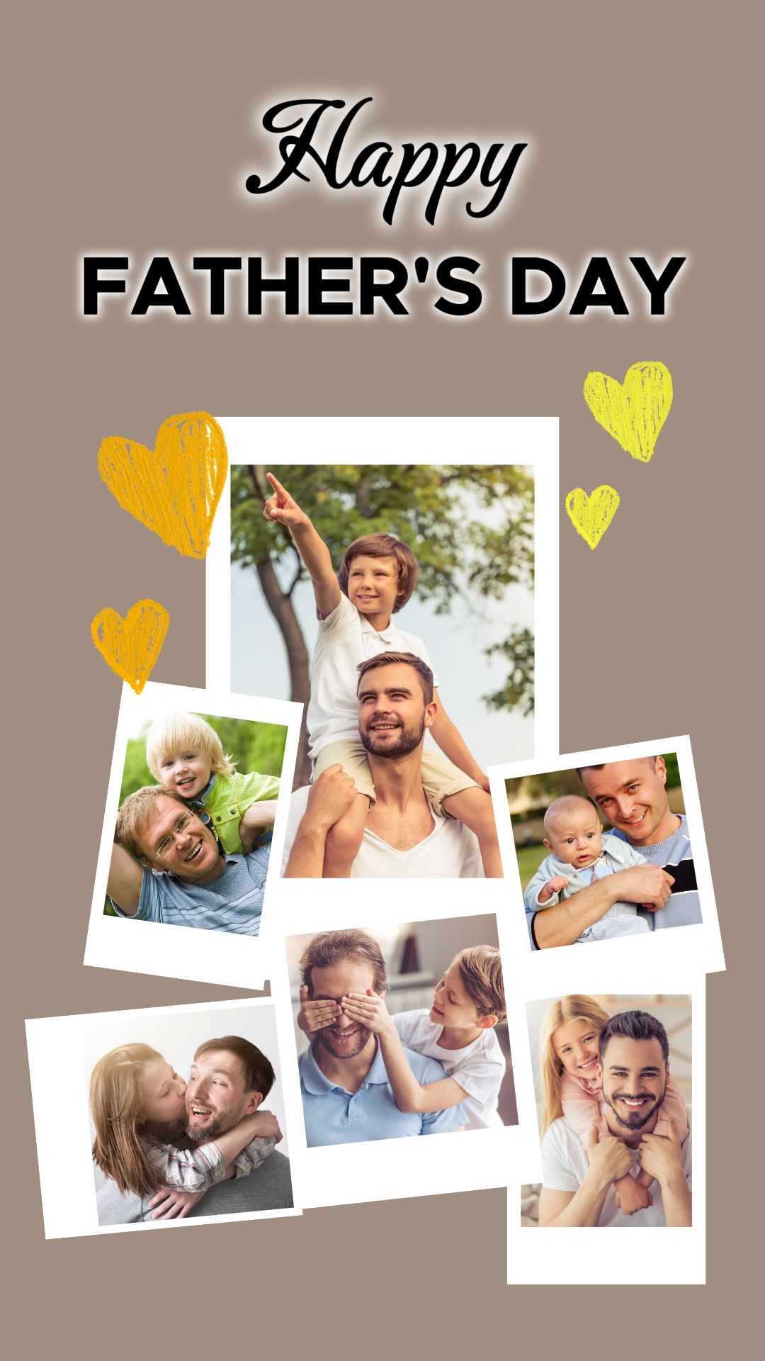 Cartel creativo del día del padre Tarjeta postal de TikTok