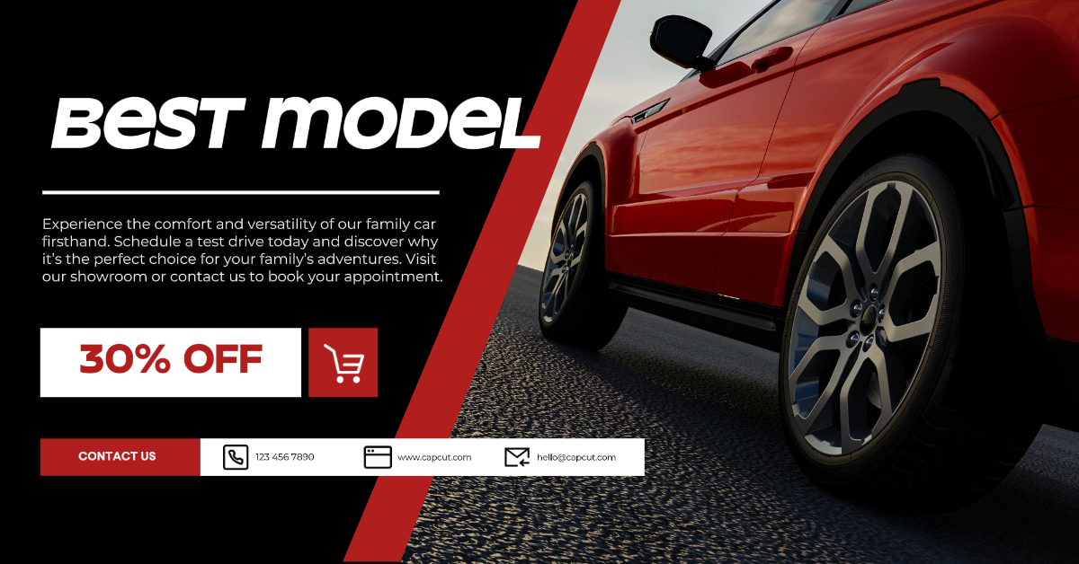 Facebook-Anzeigen Allgemeine Branche Marketing-Plakate & Banner Auto-Facebook-Anzeigen