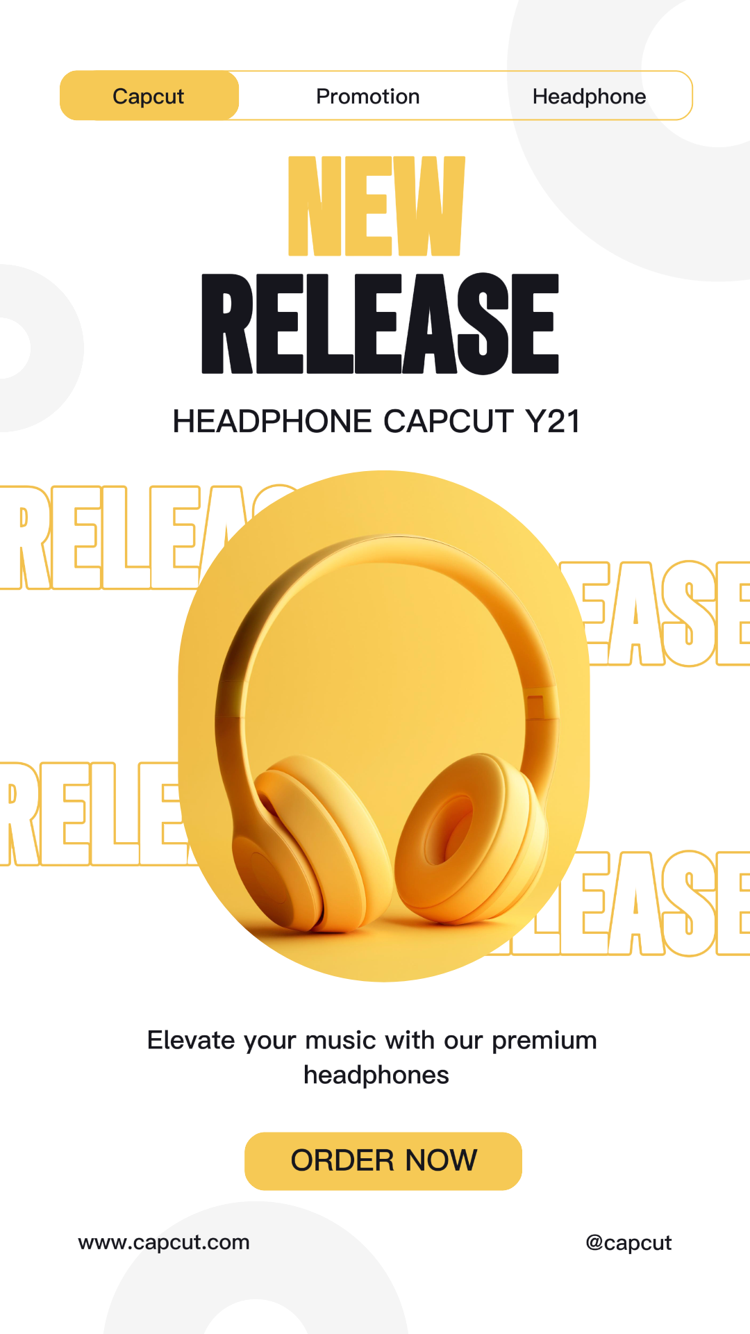 Produit électronique nouvelle version moderne tiktok post