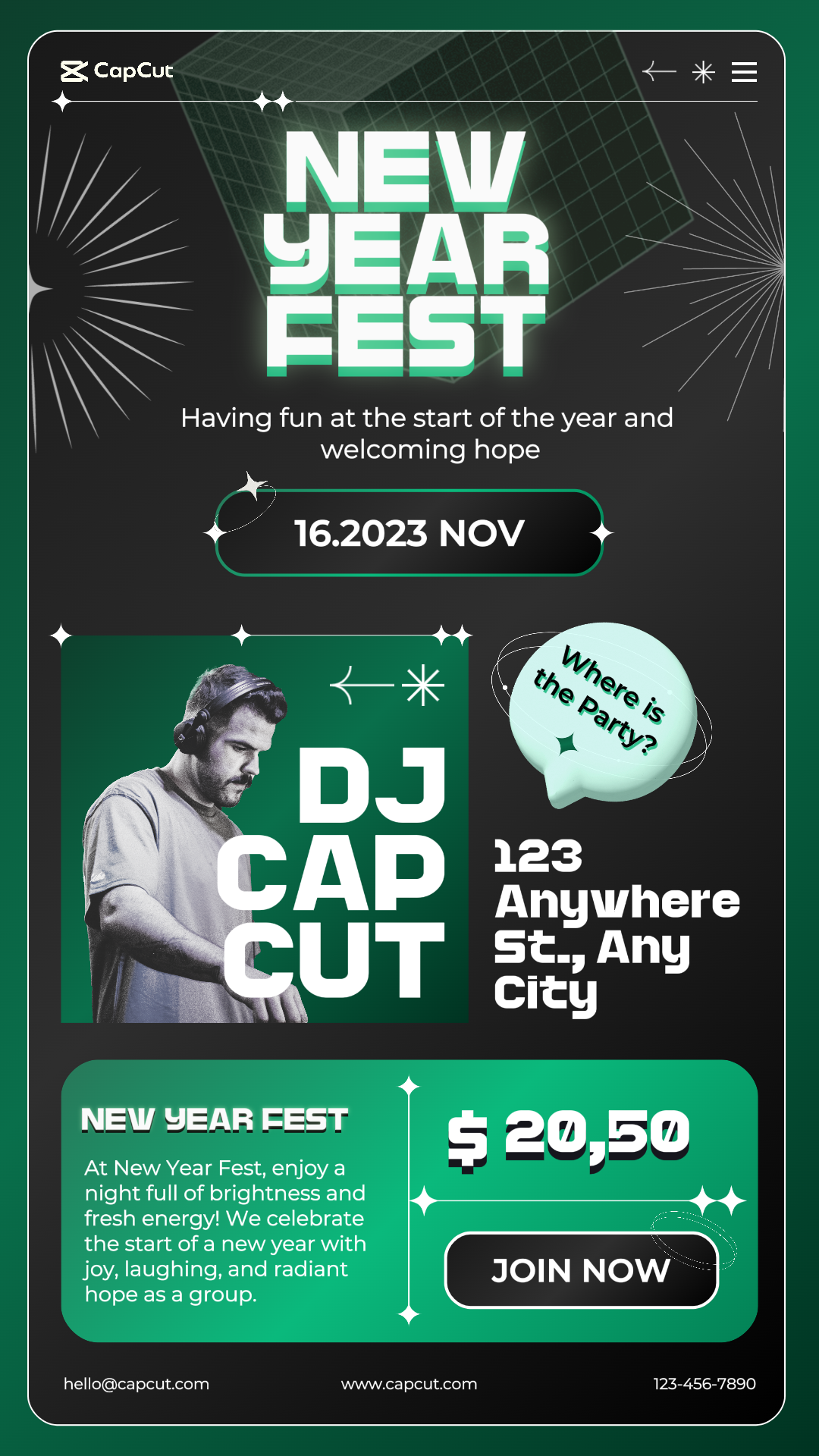 capcut template cover