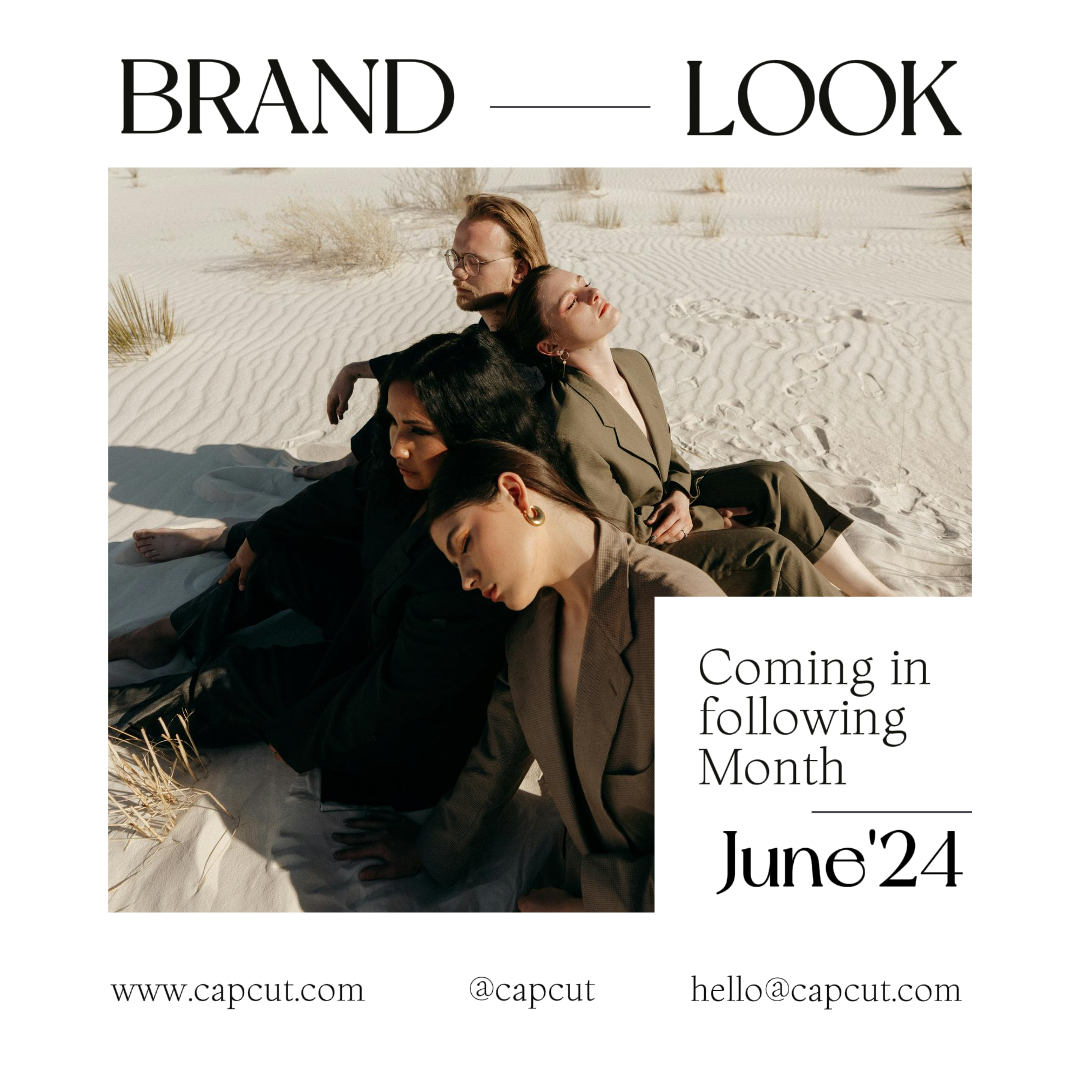 Kleidung und Schuhe - Marketing Poster Instagram Post Brand Look