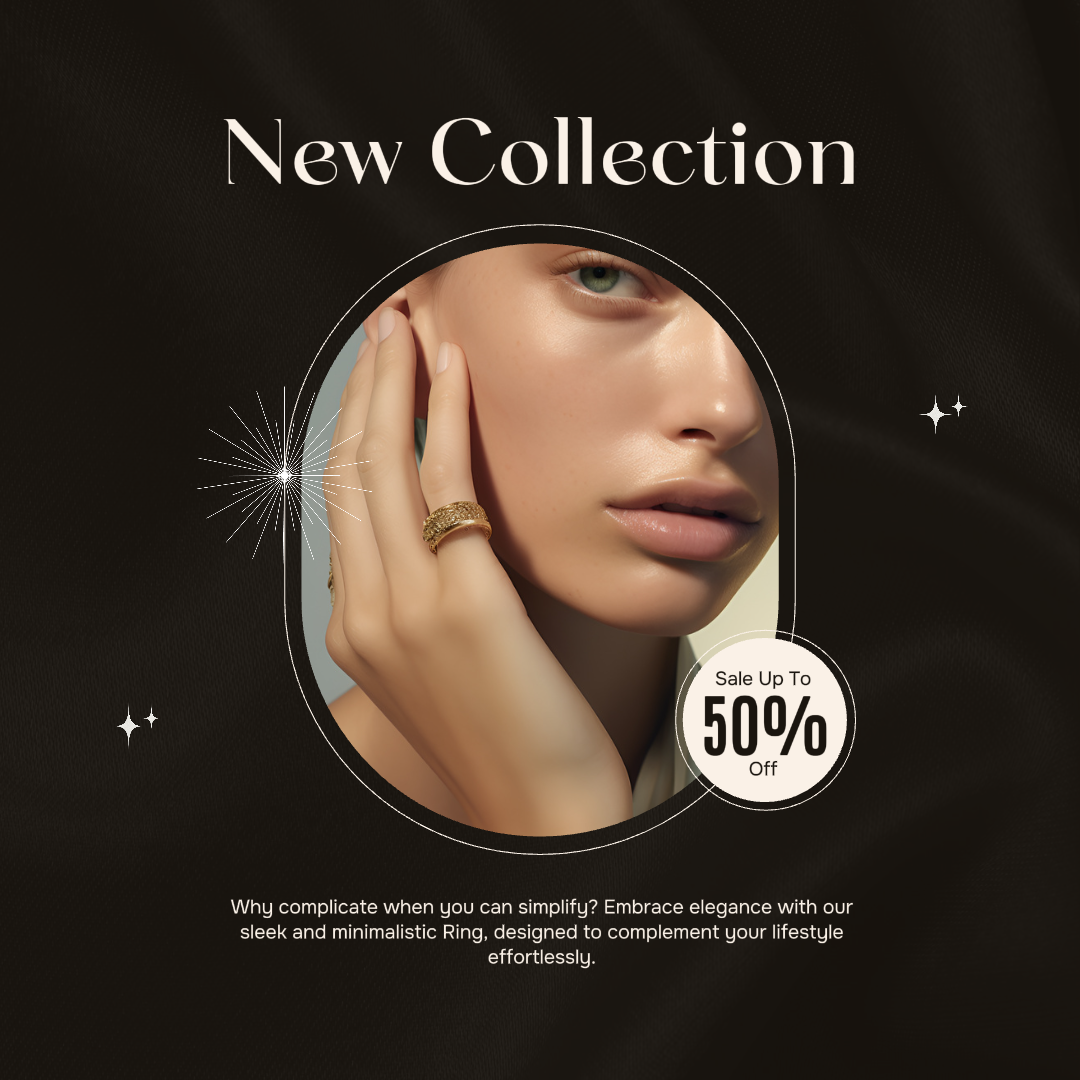 E-commerce Ring Jewelry Product Callout