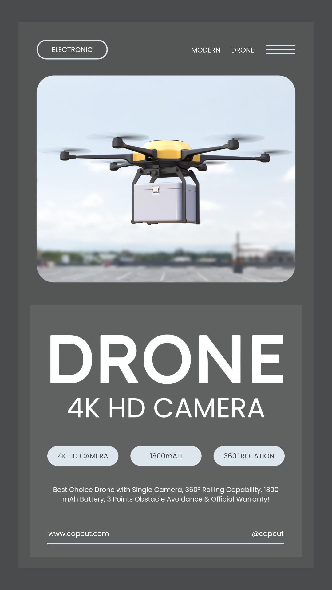 Promotion de produits électroniques Histoire Instagram moderne