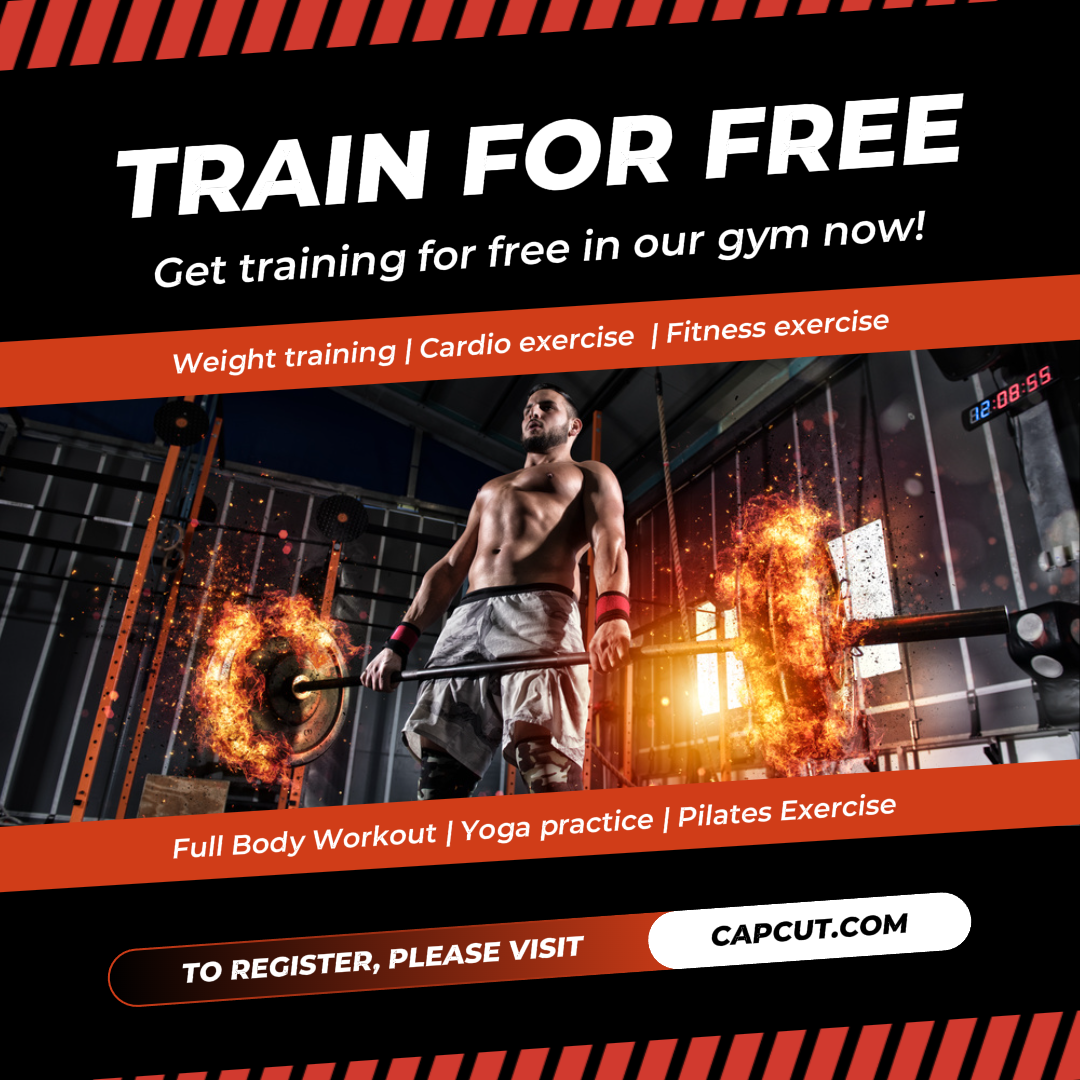  Entraînez-vous pour la promotion gratuite de la salle de sport Flux Instagram