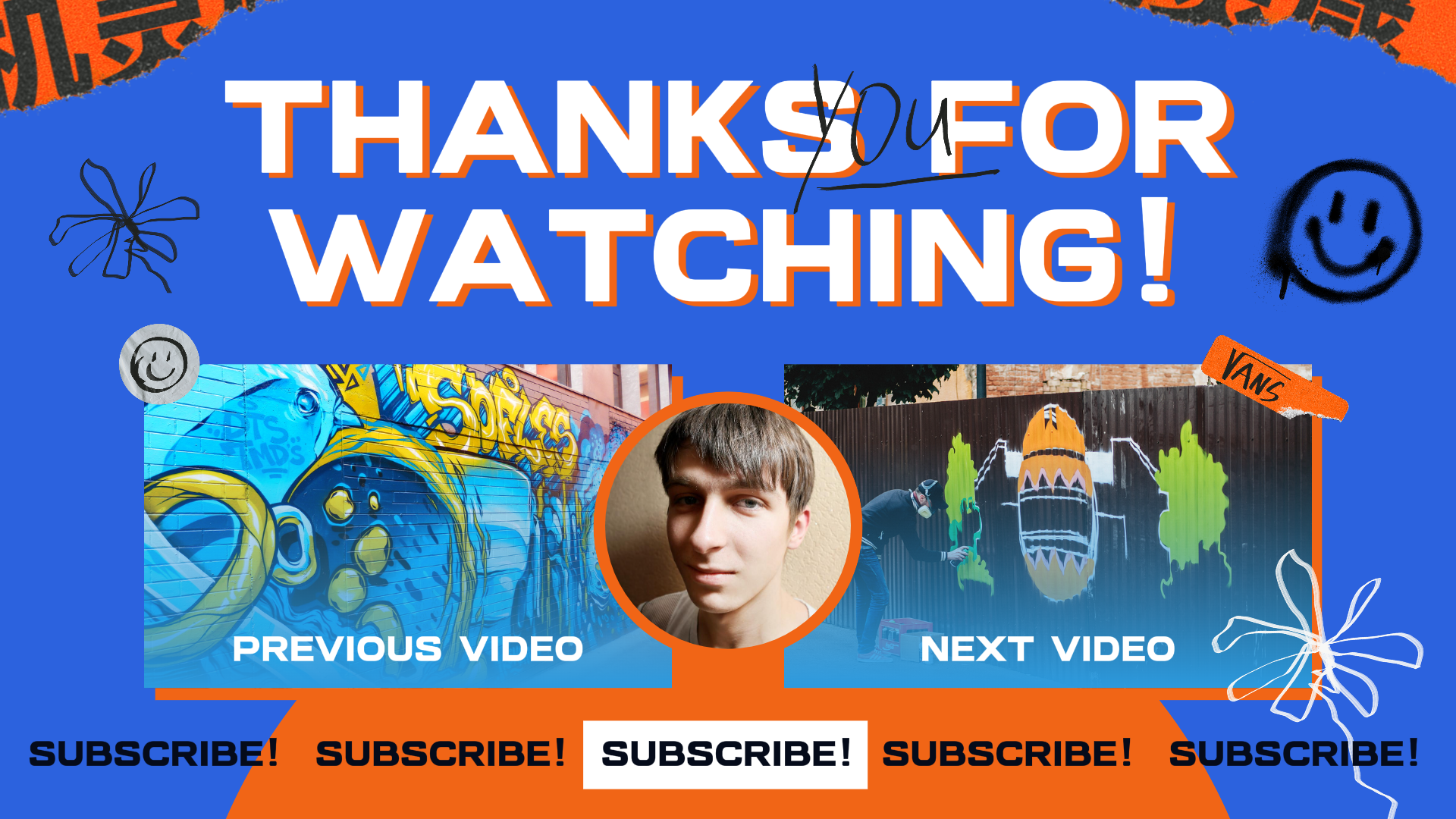 Pantalla final de Youtube sin marketing Blue Street